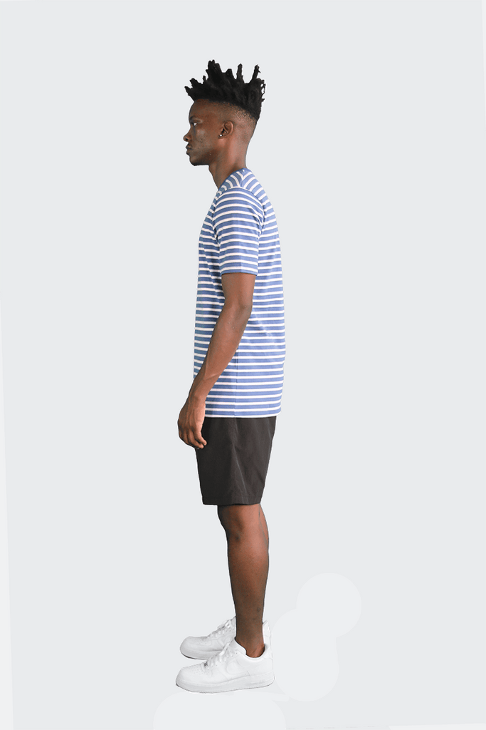 Standard Striped Essential S/S - Blue/White