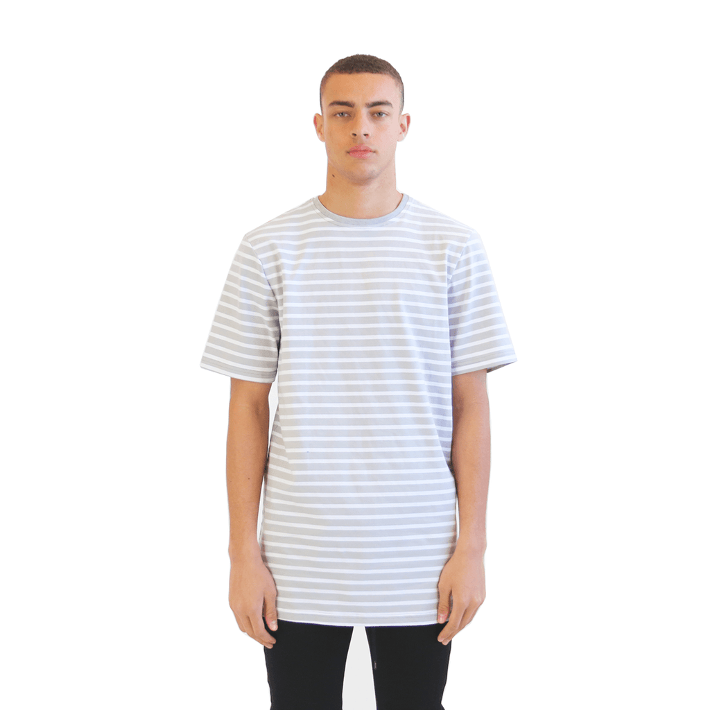 Standard Striped Essential - Light Gray/White