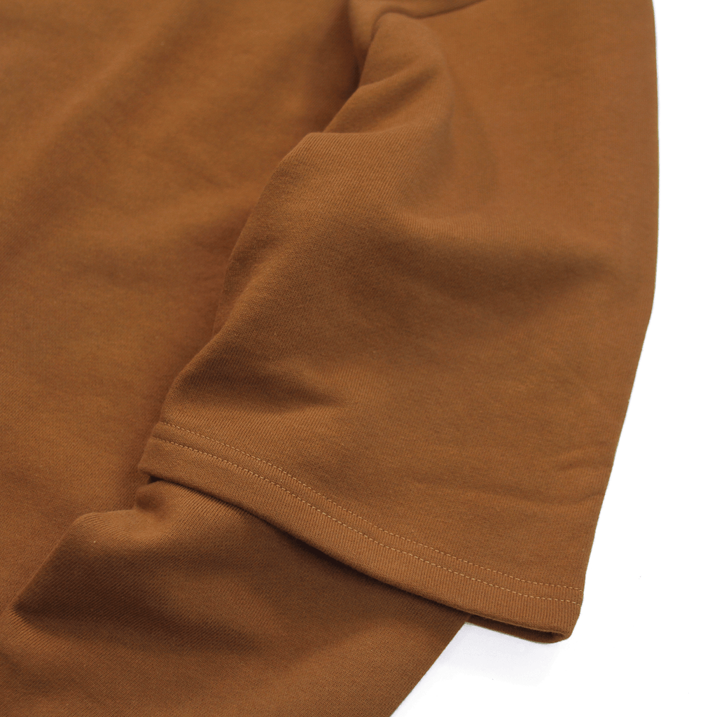 Oversized Double Sleeve Crewneck - Burnt Sienna