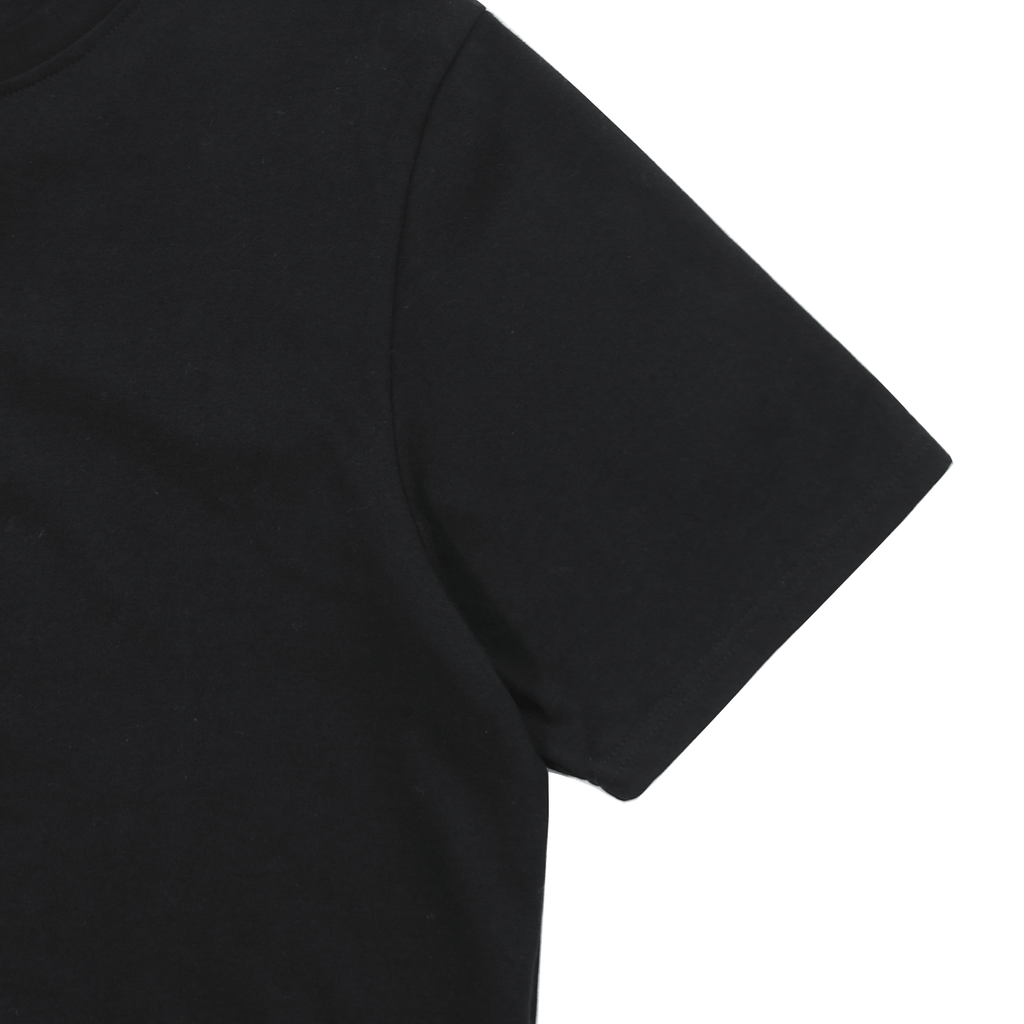 Premium Scallop Extended Tee - Black (02.02.23 Release)