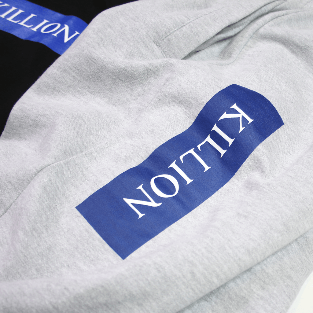 Yankee Blue Block Logo Sweatpants - Heather Grey