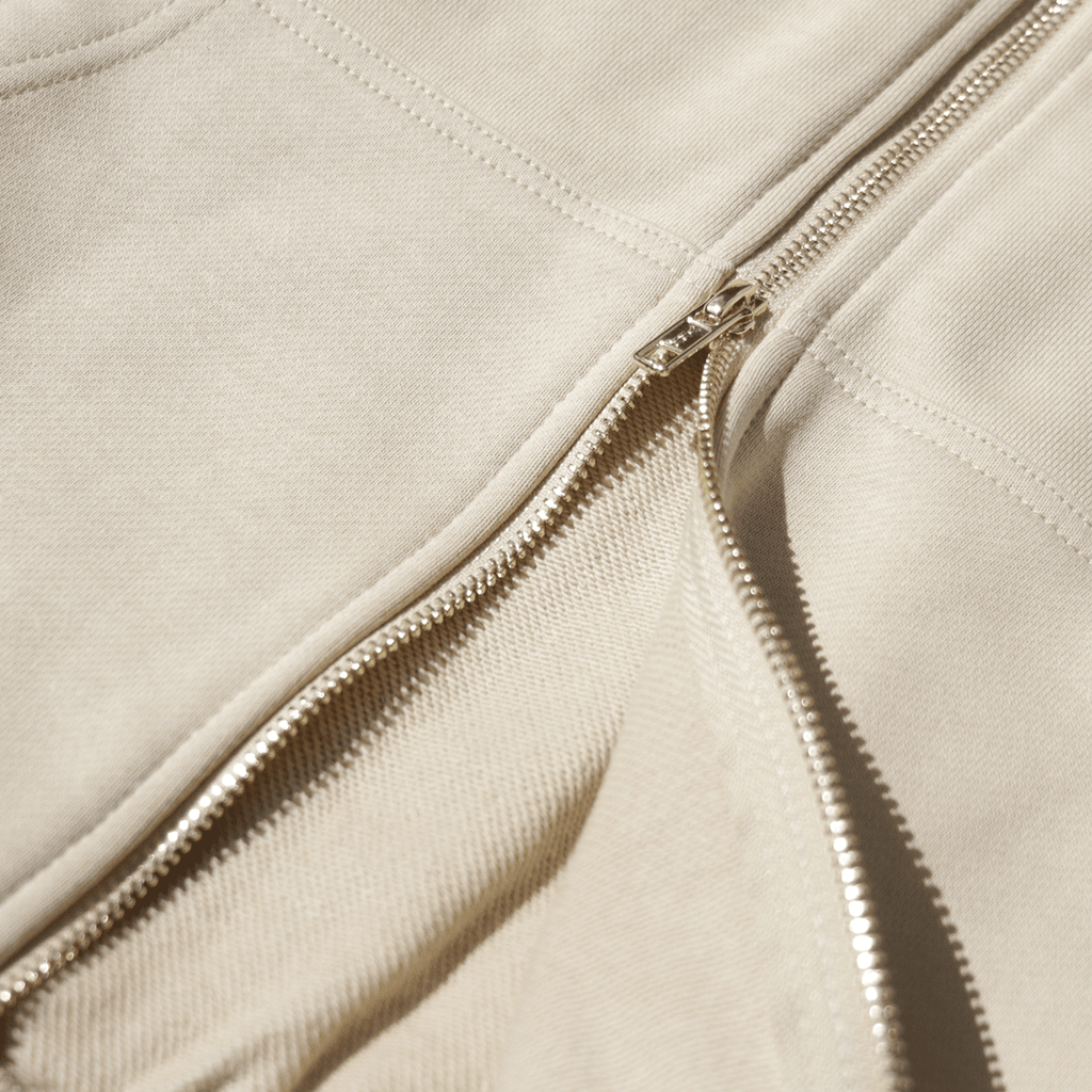 SI Terry Full Zip Hoodie - Sand