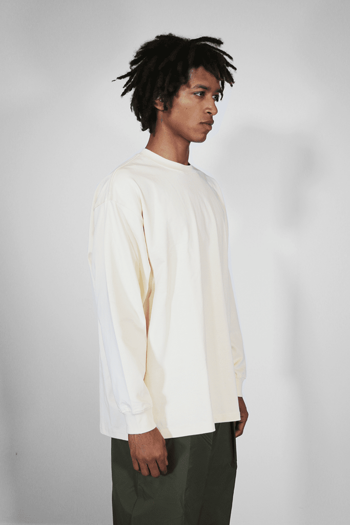 Heavyweight Loose Fit LS - Cream