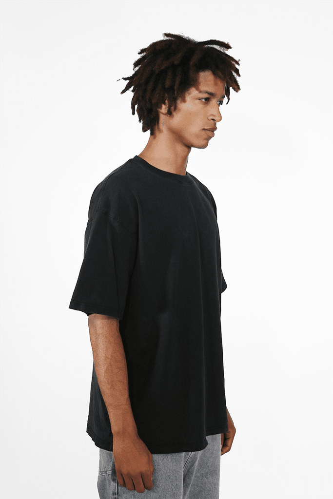 Washed Essential Tee - Washed Black