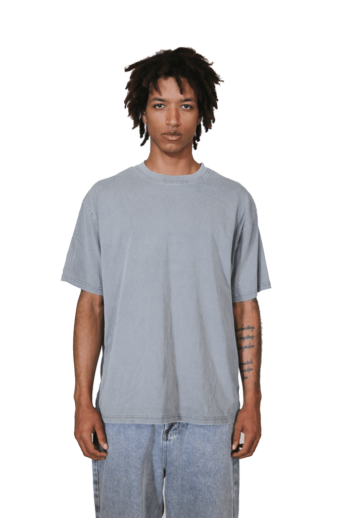 Washed Essential Tee - Grey