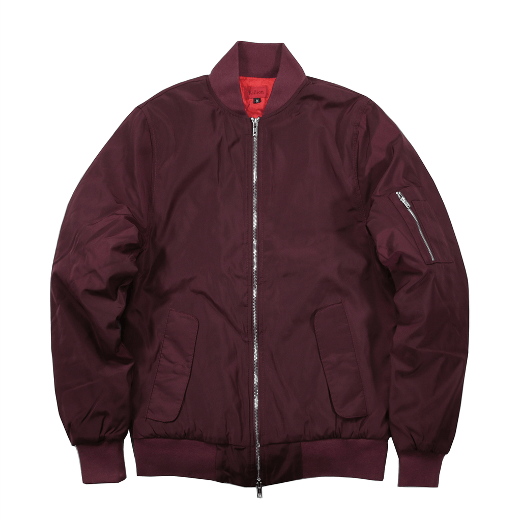Red ma1 2025 bomber jacket
