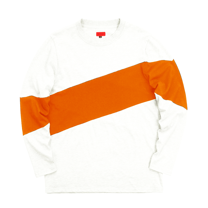 Larchmont Long Sleeve Shirt - Natural/Orange