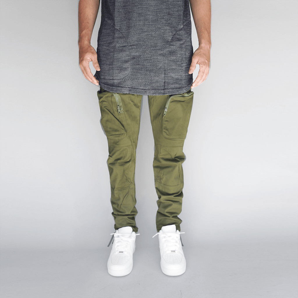 Lightweight Cargo Twill Trekker Pant - Olive