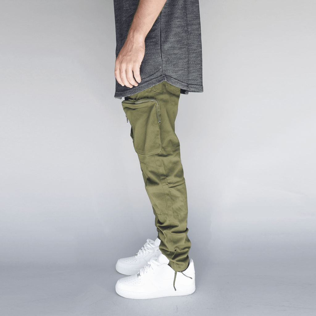 Lightweight Cargo Twill Trekker Pant - Olive