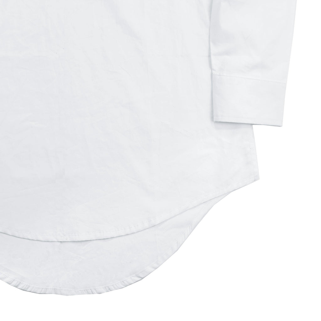 Maiden Popover Mandarin LS Shirt - White