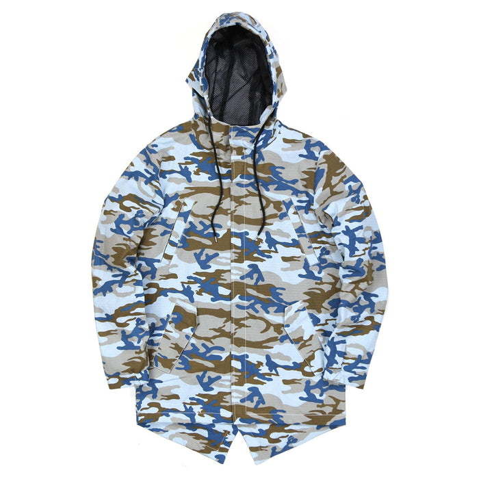 Ripstop Camo Fishtail - Blue