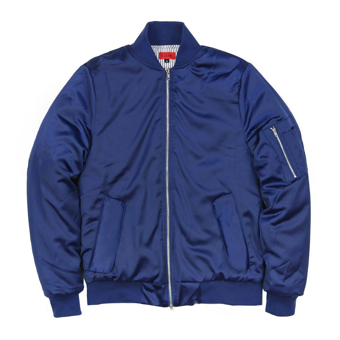 Satin MA-1 Bomber - Navy