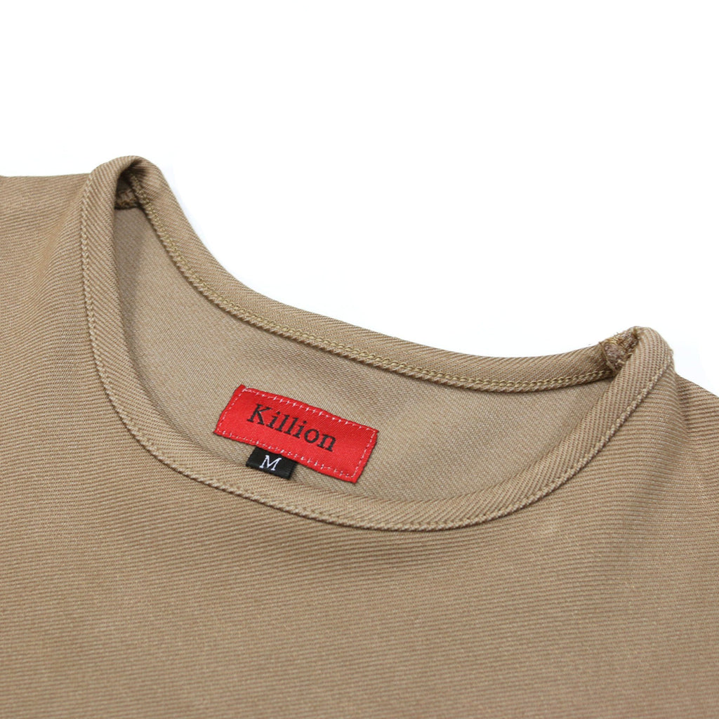 Twill Dropped Shoulder SS - Sand