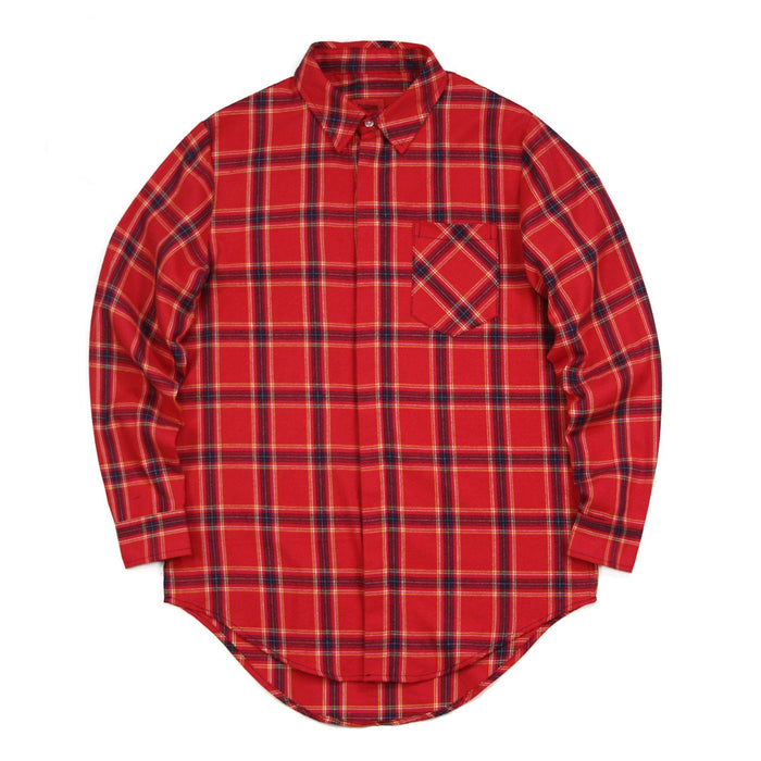 Brighton Flannel LS Buttonup - (Red)