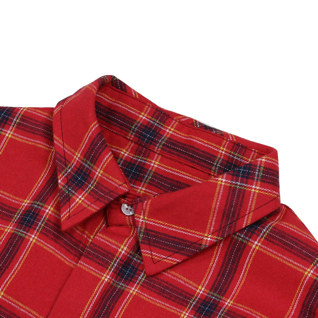 Brighton Flannel LS Buttonup - (Red)