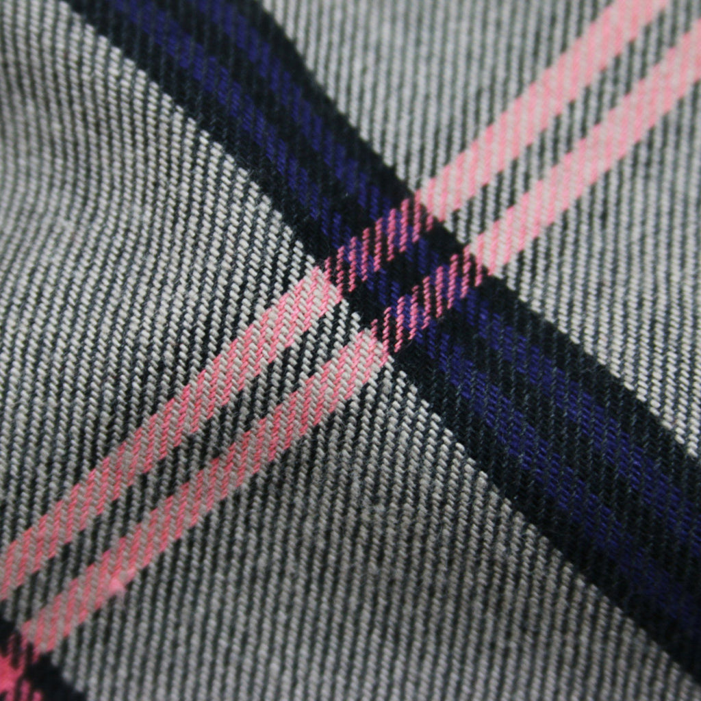 Rosen Flannel LS Buttonup - Grey/Pink