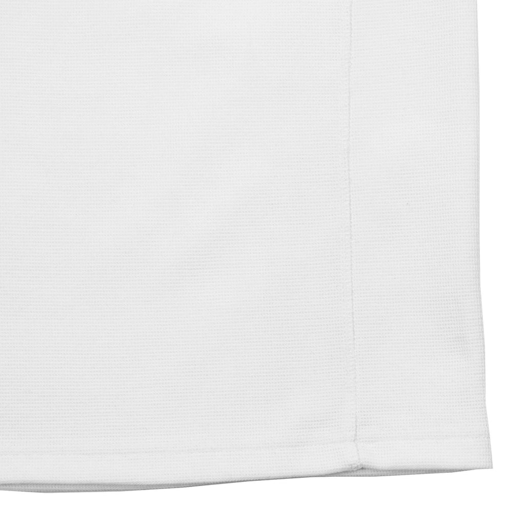 Waffle Knit Short Sleeve - White