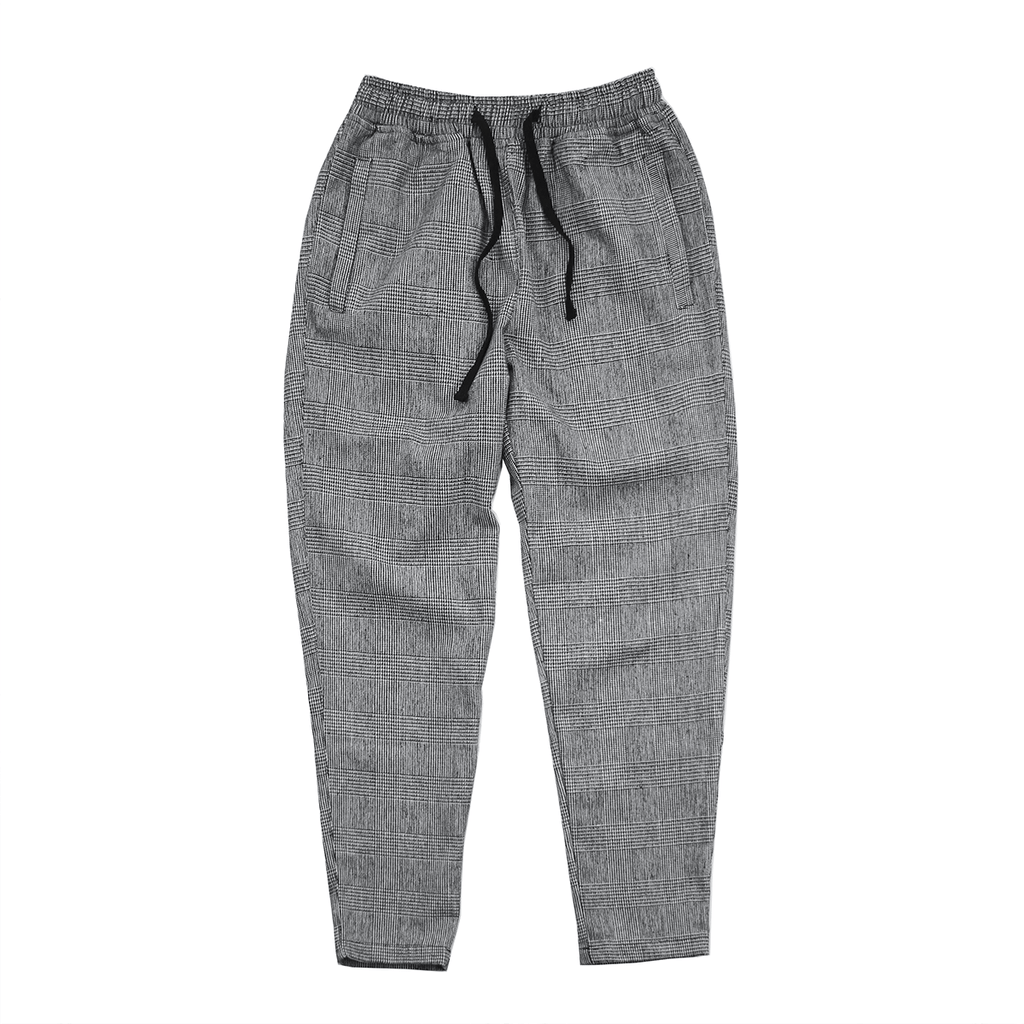 Home › Check Woven Cropped Trouser - Grey/Black