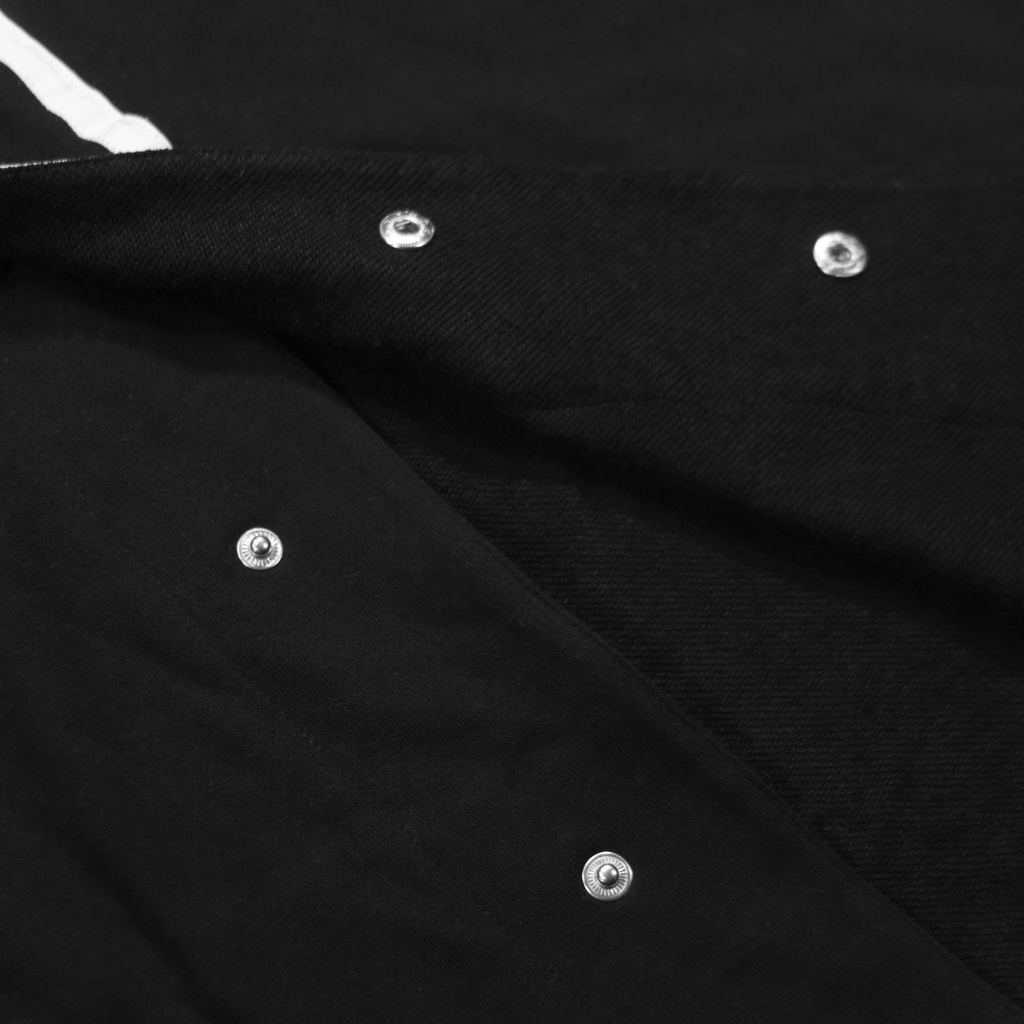 Taped Terry Baseball Top - Black