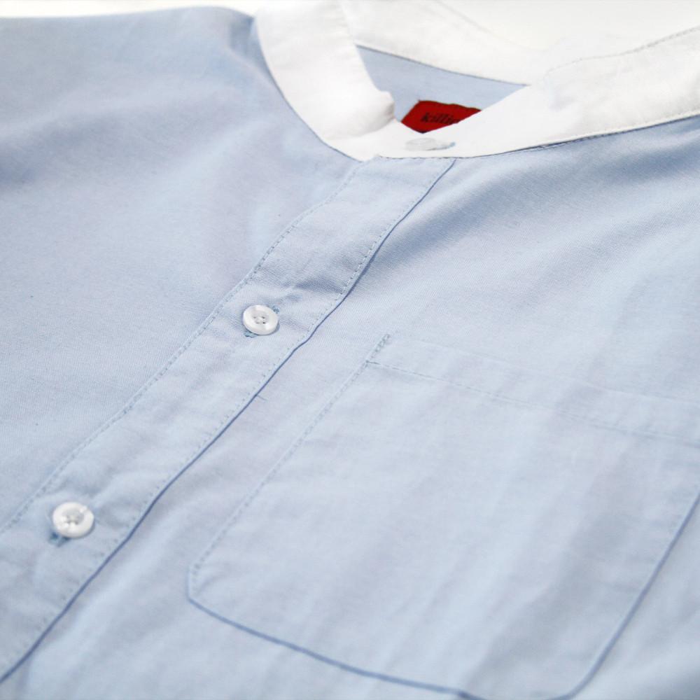Genoa Buttonup L/S Shirt - Shades of Blue