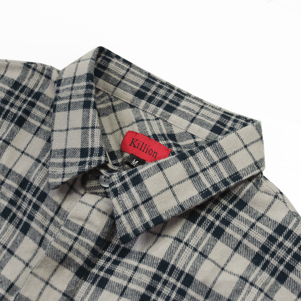 Goodwin Flannel Buttonup - Navy/Sand