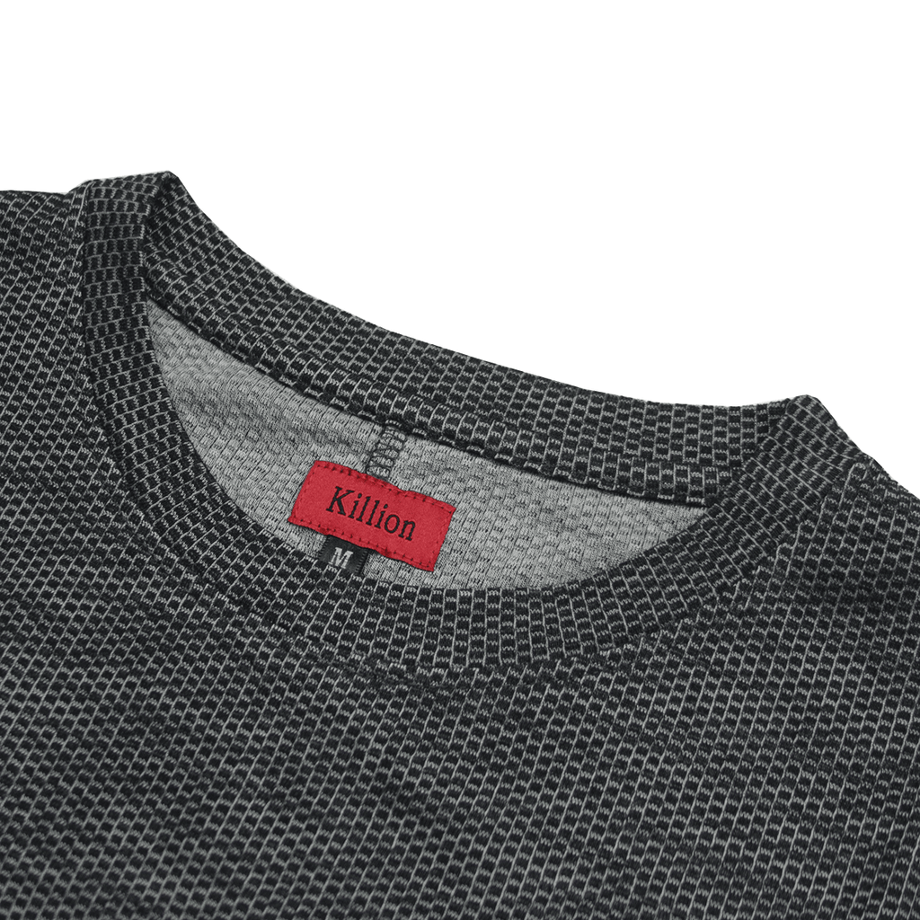 Off Grid Scallop Tee - Charcoal
