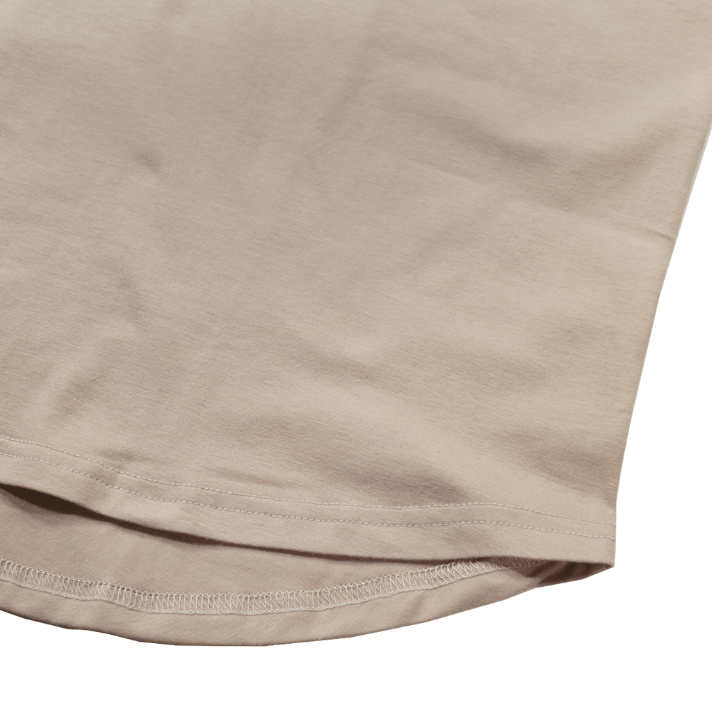 SI Scalloped Tank Top - Tan