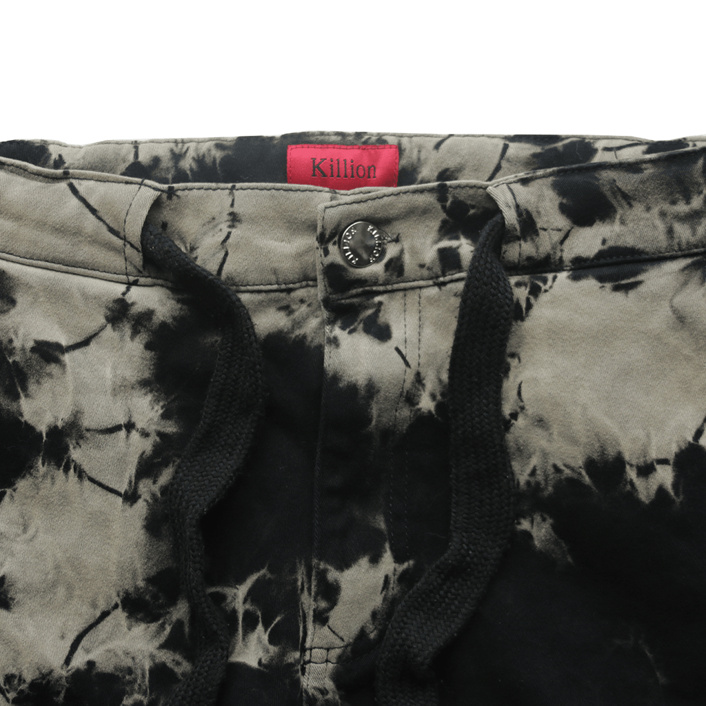 Tie Dye Cargo Twill Trekker Pant - Black (05.05.21 PRE-ORDER)