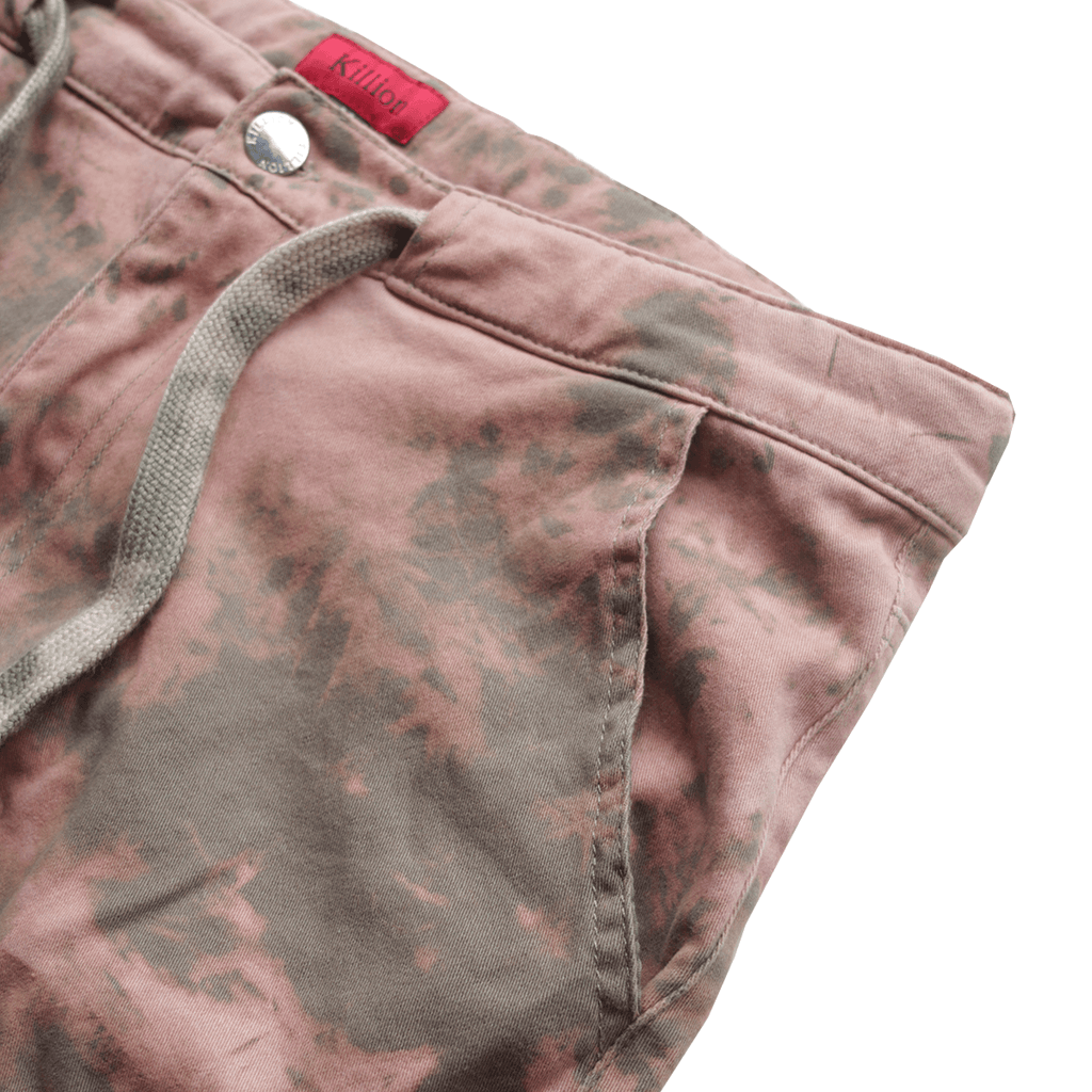 Tie Dye Cargo Twill Trekker Pant - Light Olive (05.05.21 PRE-ORDER)