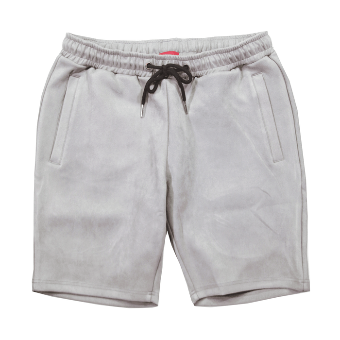 Suede Butter Shorts - Grey