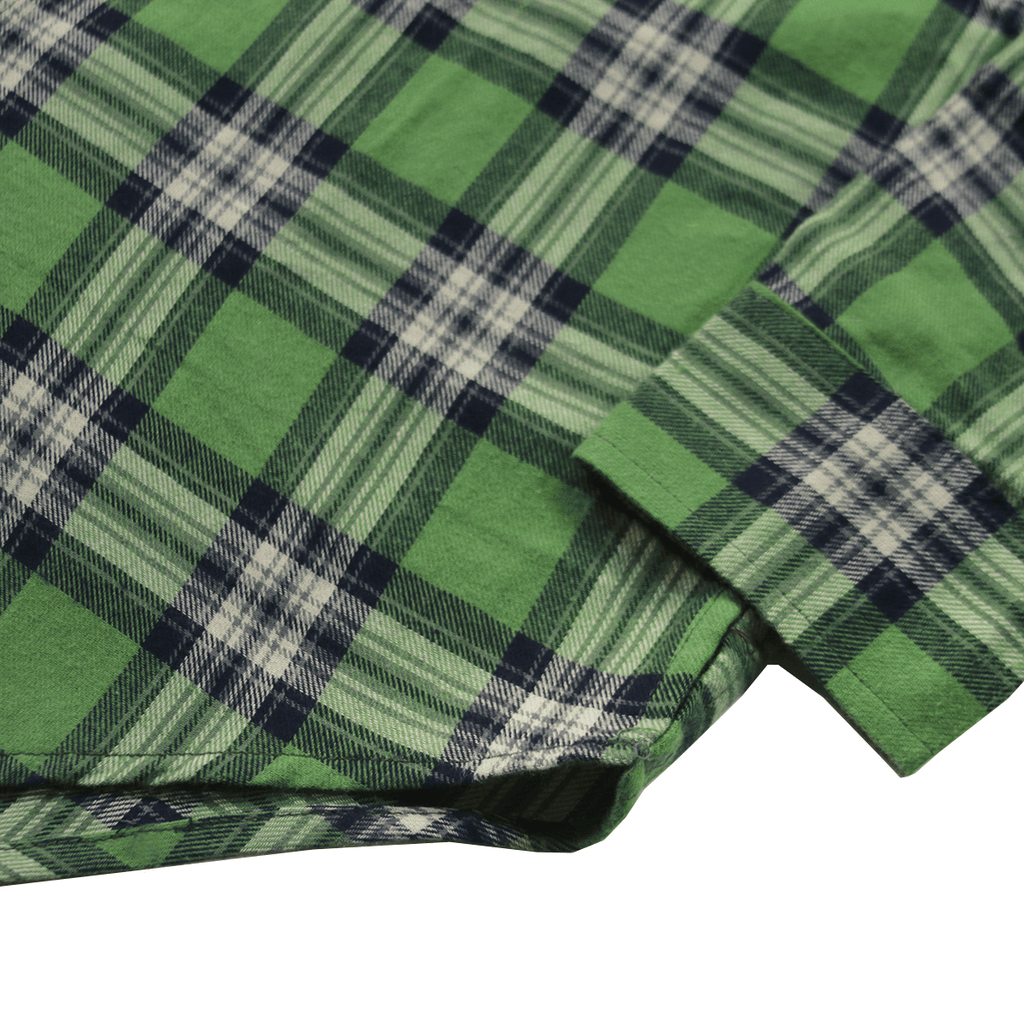 Loma Flannel LS Buttonup - Olive/White