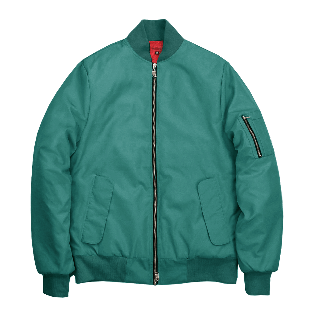 Forest green bomber jacket best sale