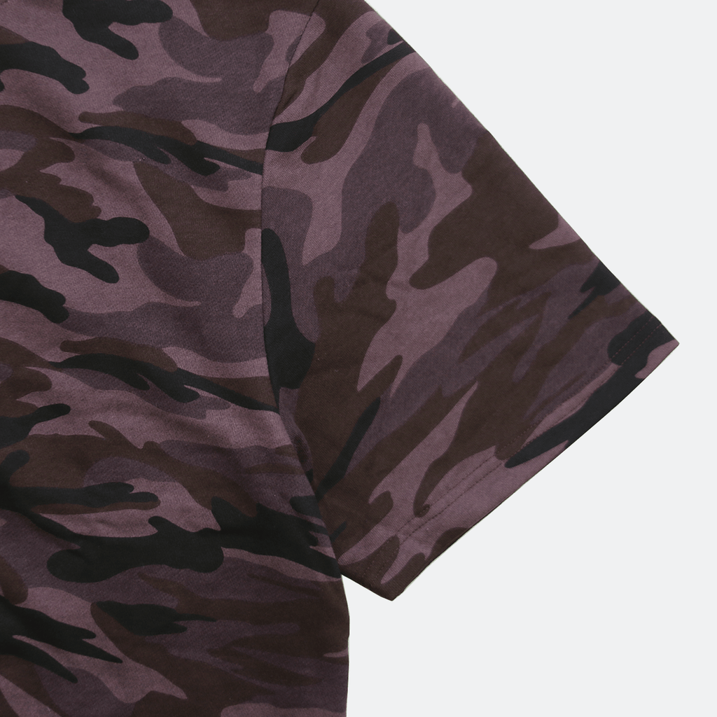 Oversized Terry Tee - Woodland Purple Camo