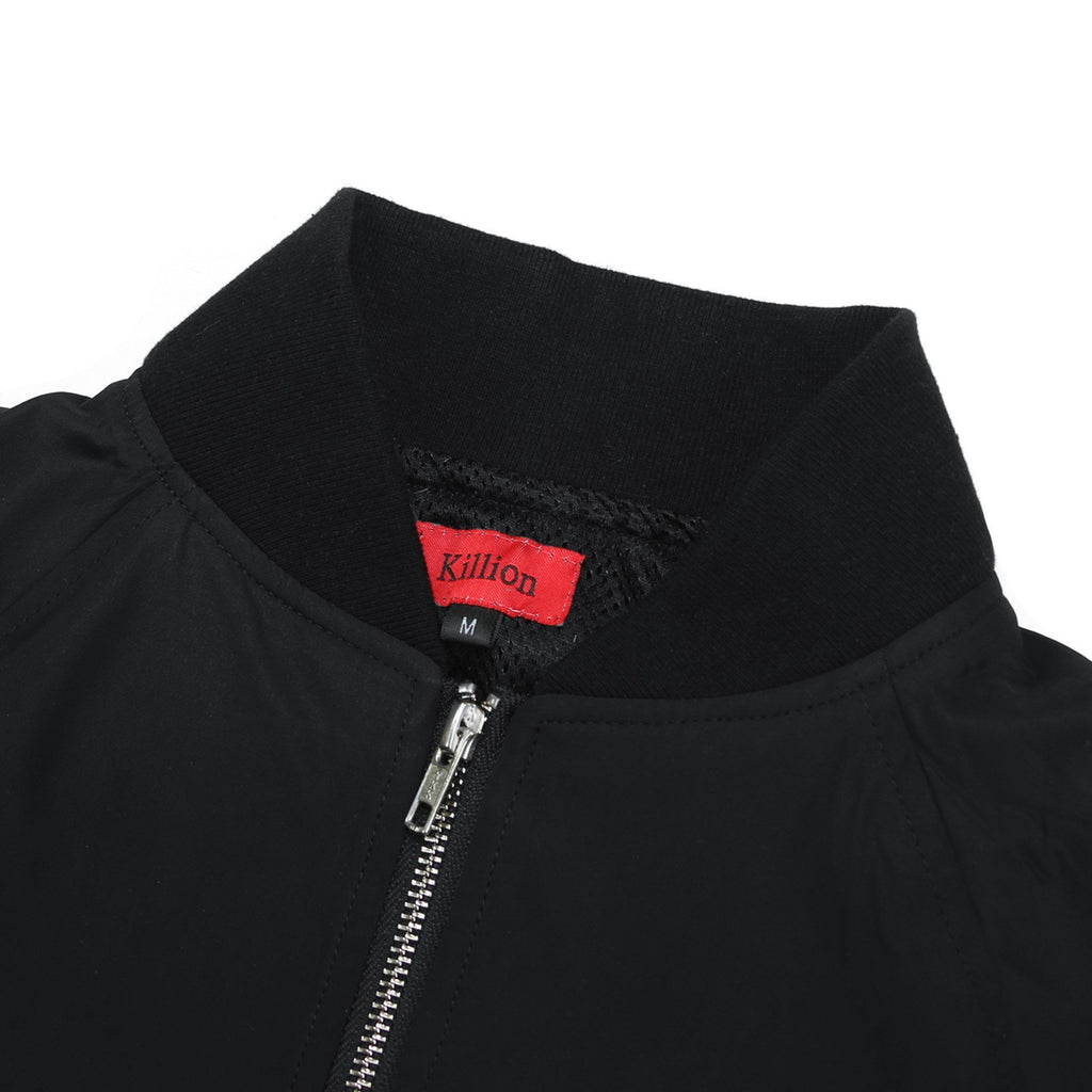 Spring Edition MA-1 Bomber Jacket - Black