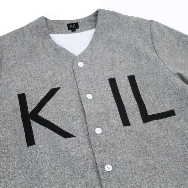 KIL Wool Baseball Top - Grey