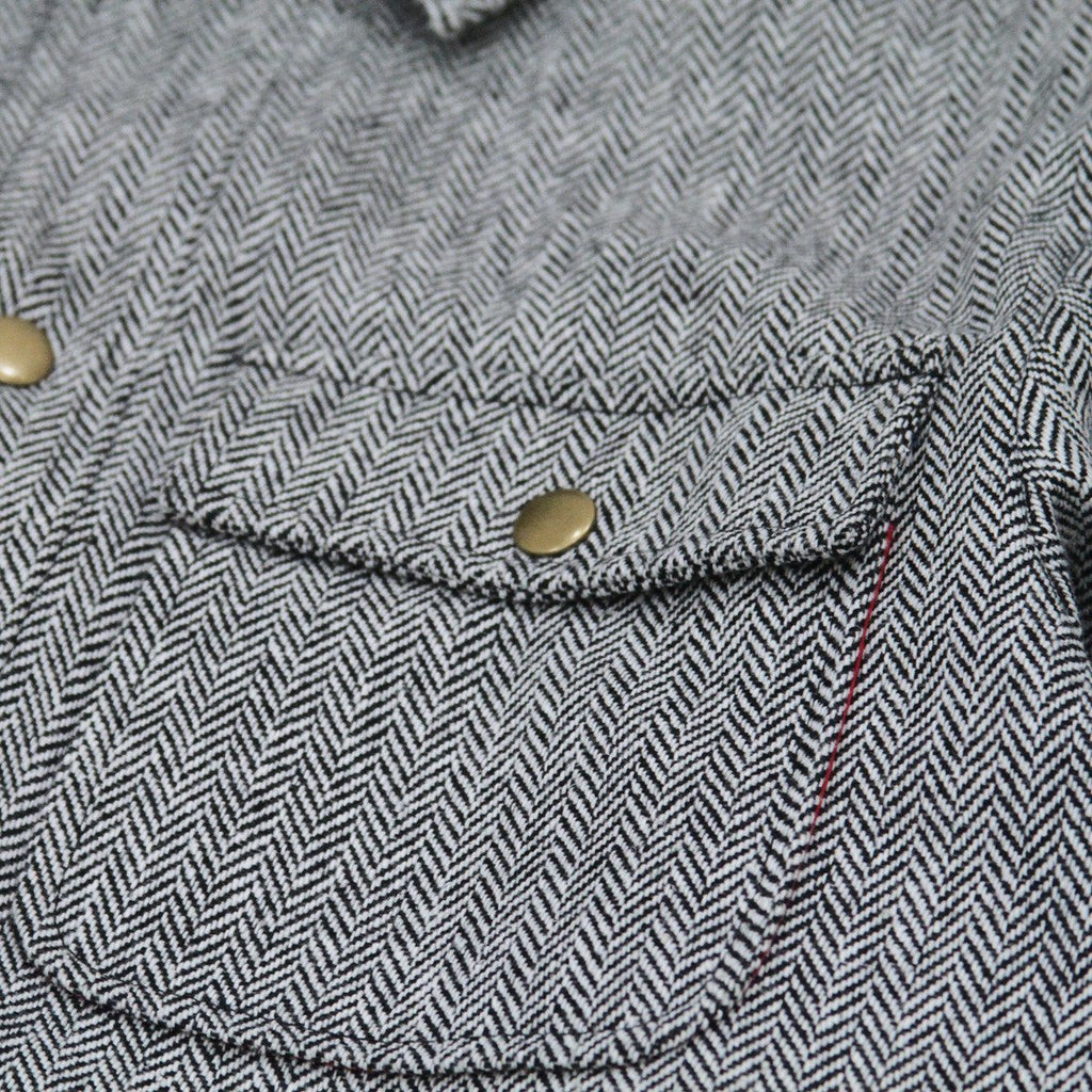 Herringbone Multi-Pocketed Coach Jacket