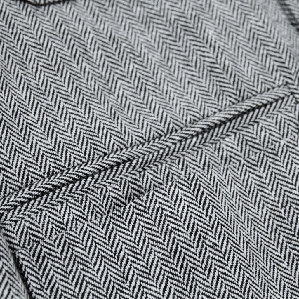 Herringbone Multi-Pocketed Coach Jacket