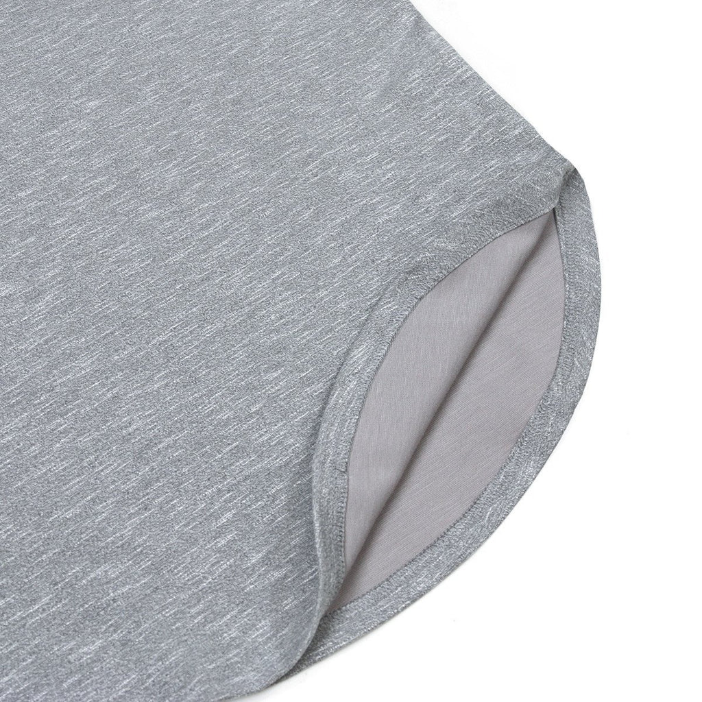 320g Slub Scoop Shirt - Grey