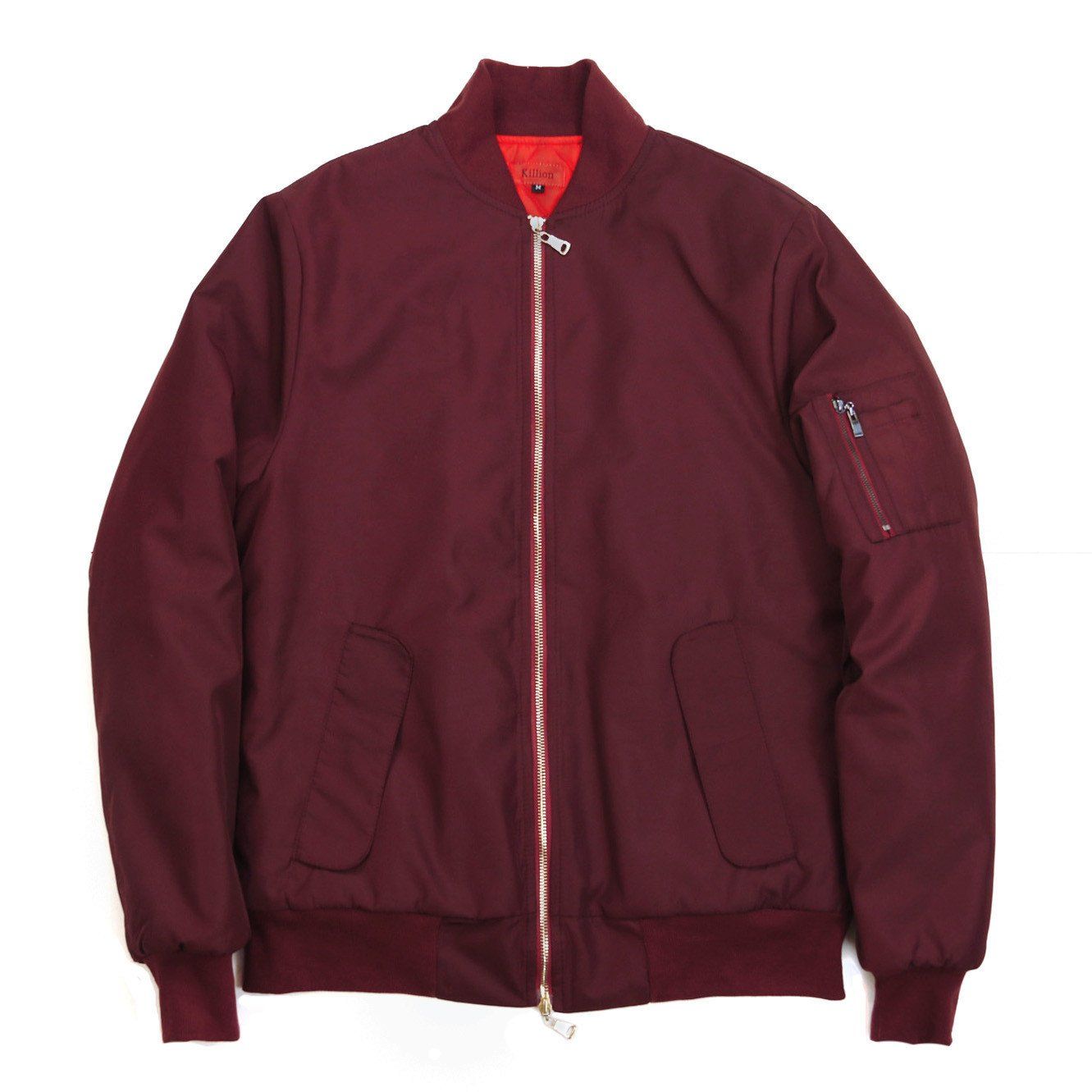 iri × KYNE MA-1 Jacket MQMYJSP Varsity Jacket For Men Ma-1 Winter Padded Coat Hip