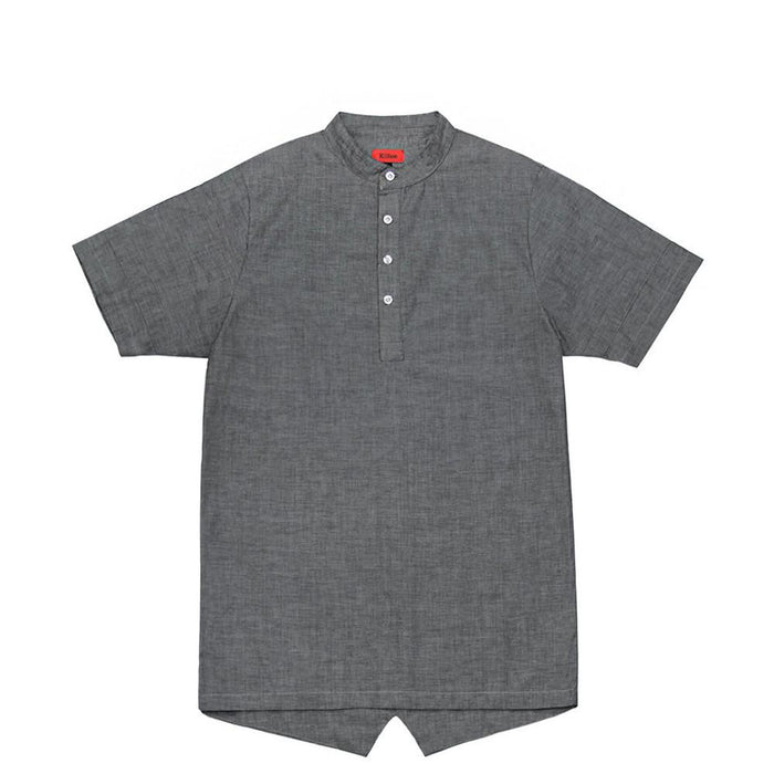 Hensworth Fishtail Top - Charcoal