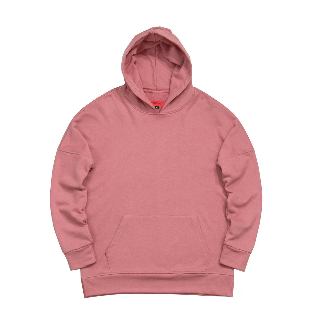 Draped Essential Hoodie Peach1