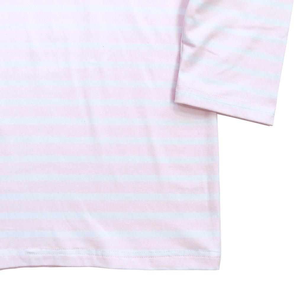 Standard Striped L/S Essential - Peach/White (New)