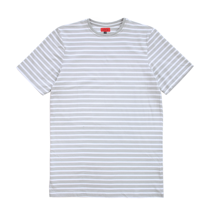 Standard Striped Essential - Light Gray/White