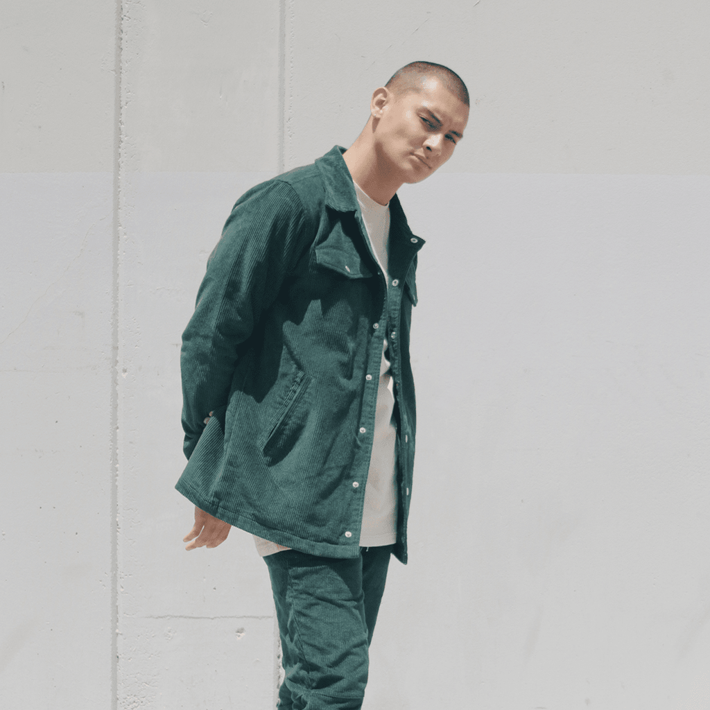 Parsons Corduroy Coach Jacket - Olive (01.10.23 Release)