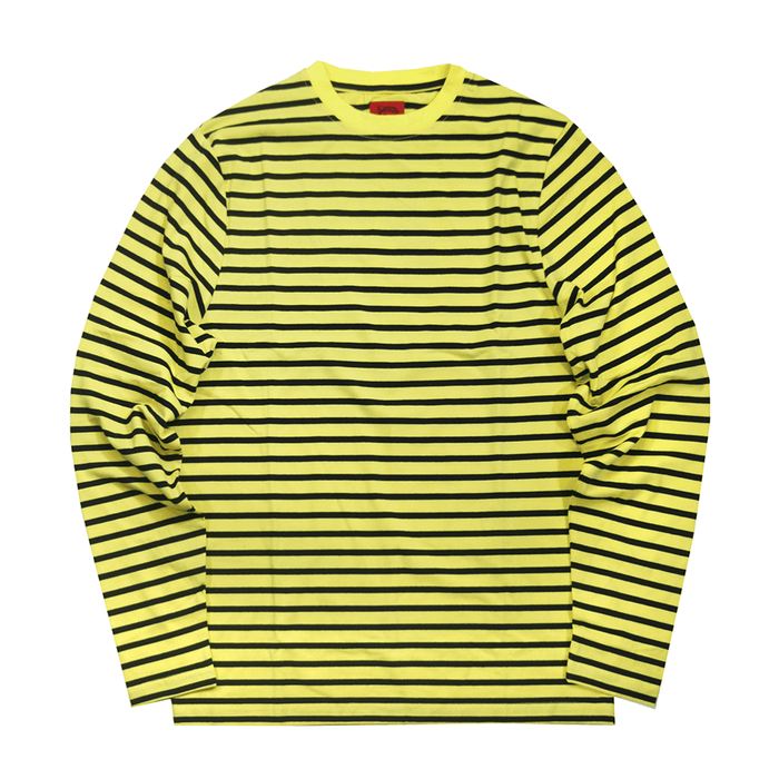 Standard Striped L/S Essential - Navy/Yellow